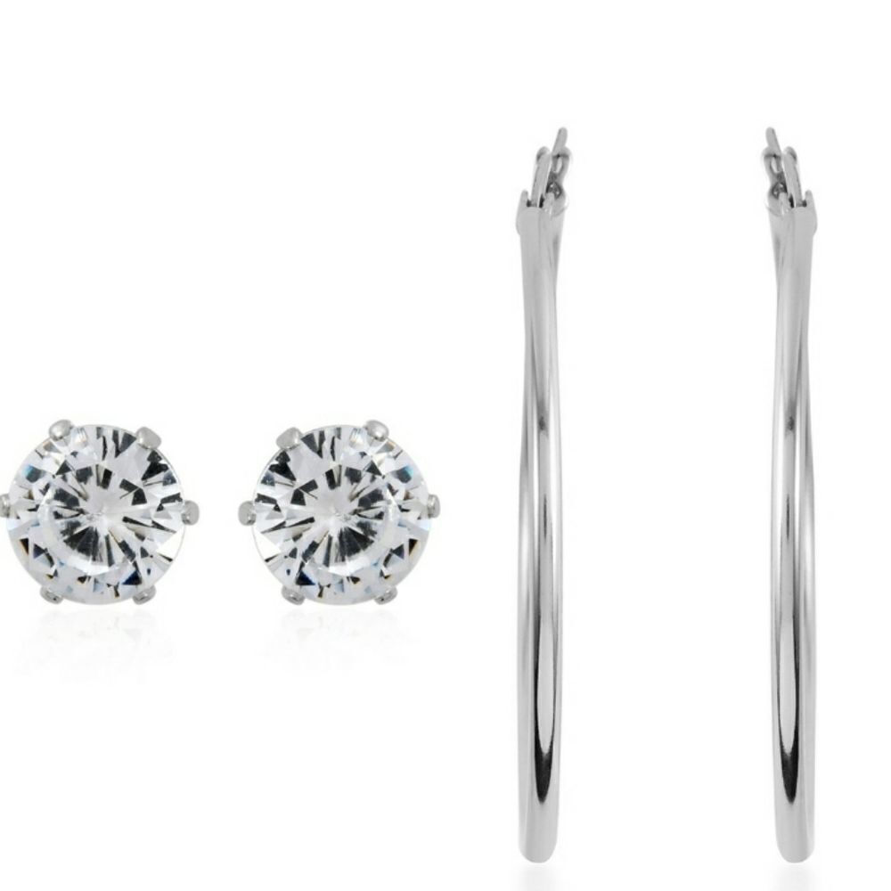 Set of 2 Earrings and Studs‎